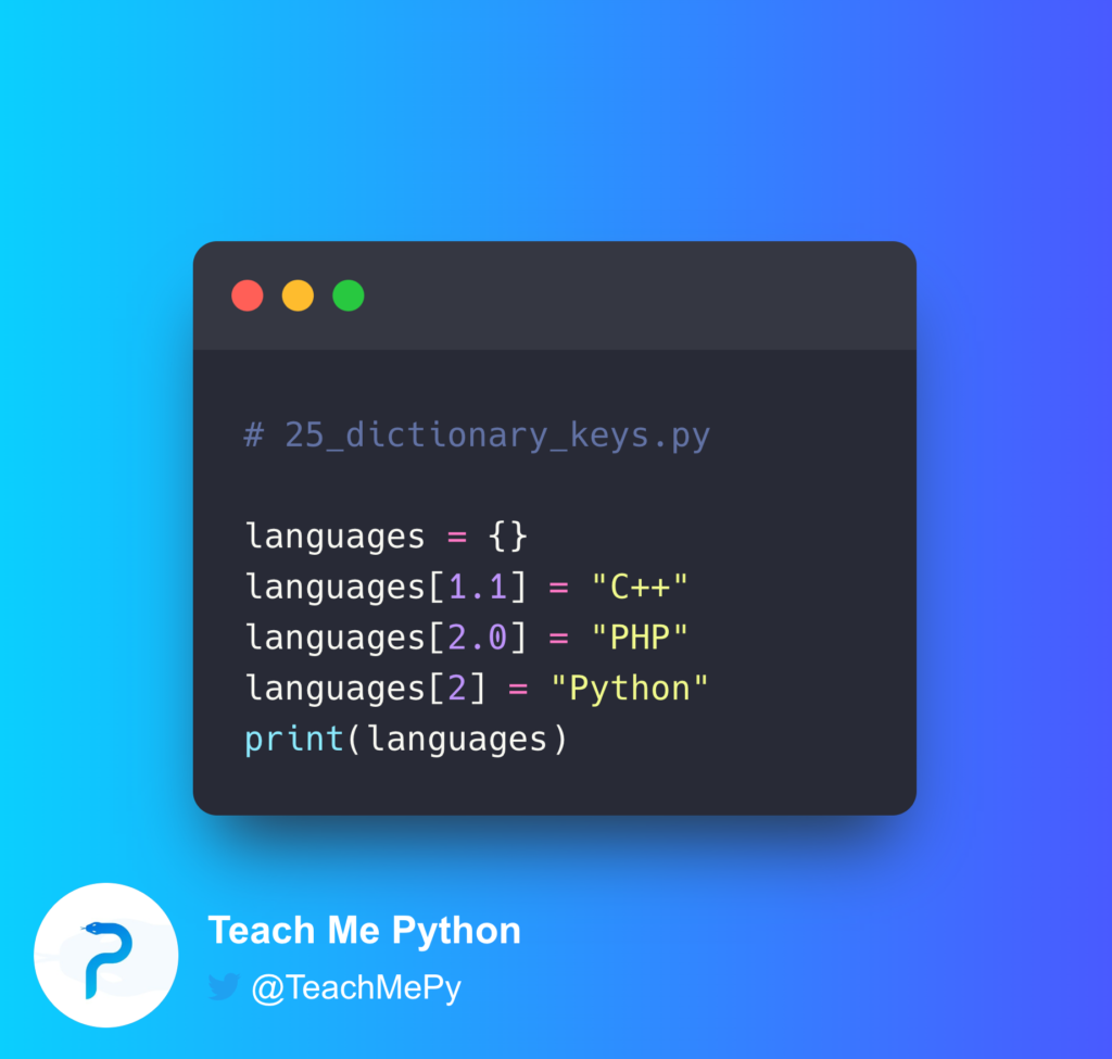 - Teach Me Python
