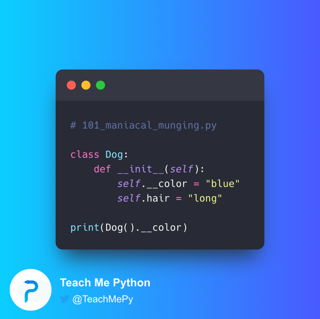 - Teach Me Python