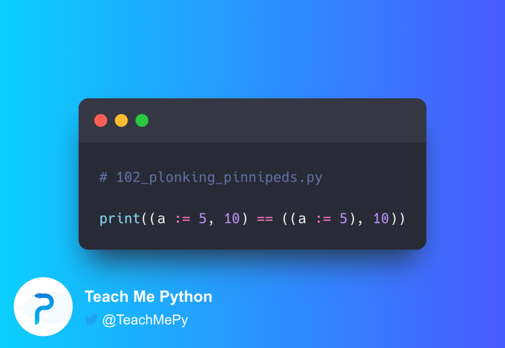 - Teach Me Python