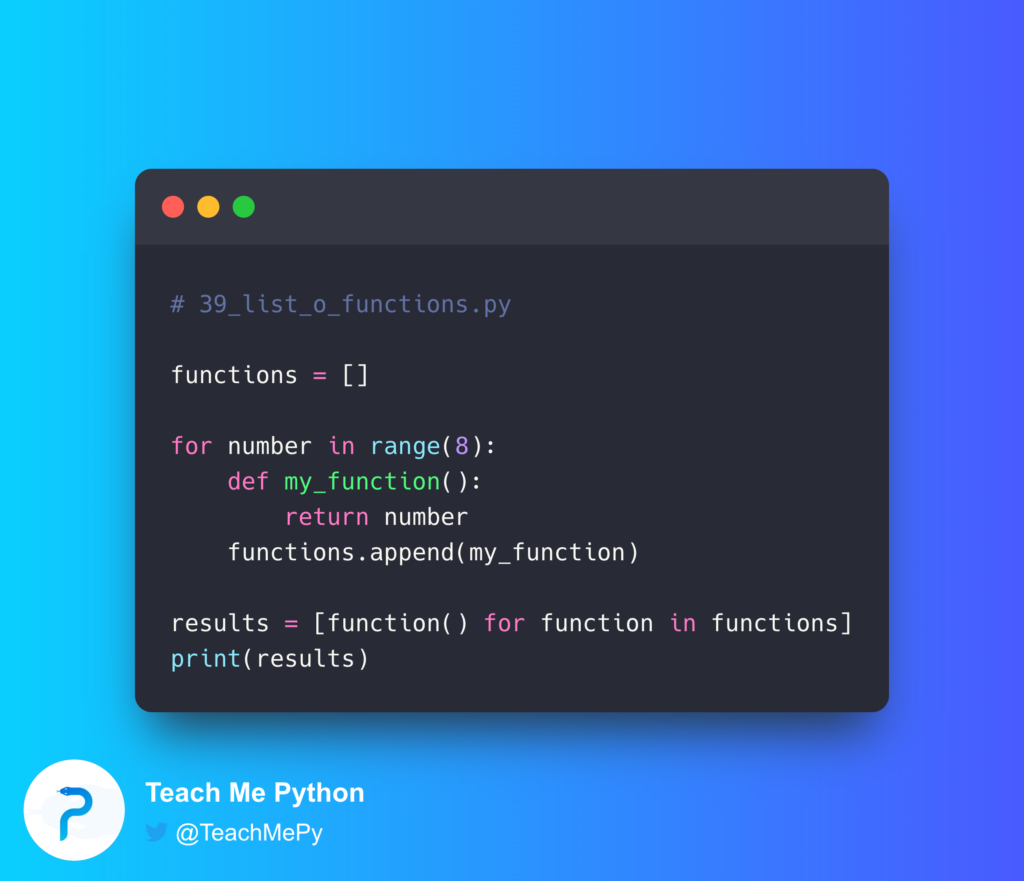 - Teach Me Python