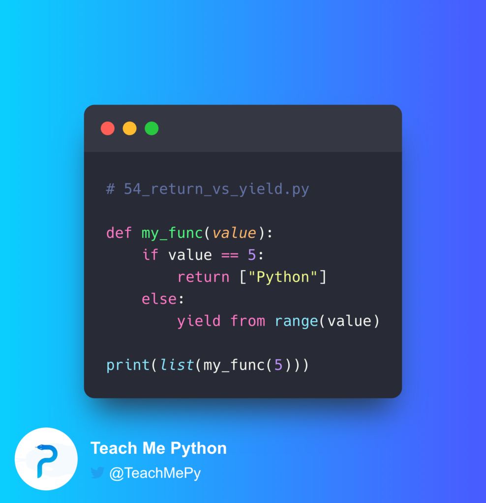 - Teach Me Python
