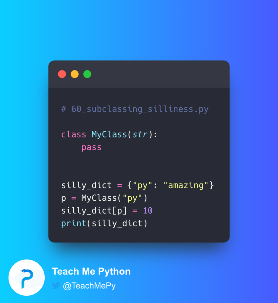 - Teach Me Python