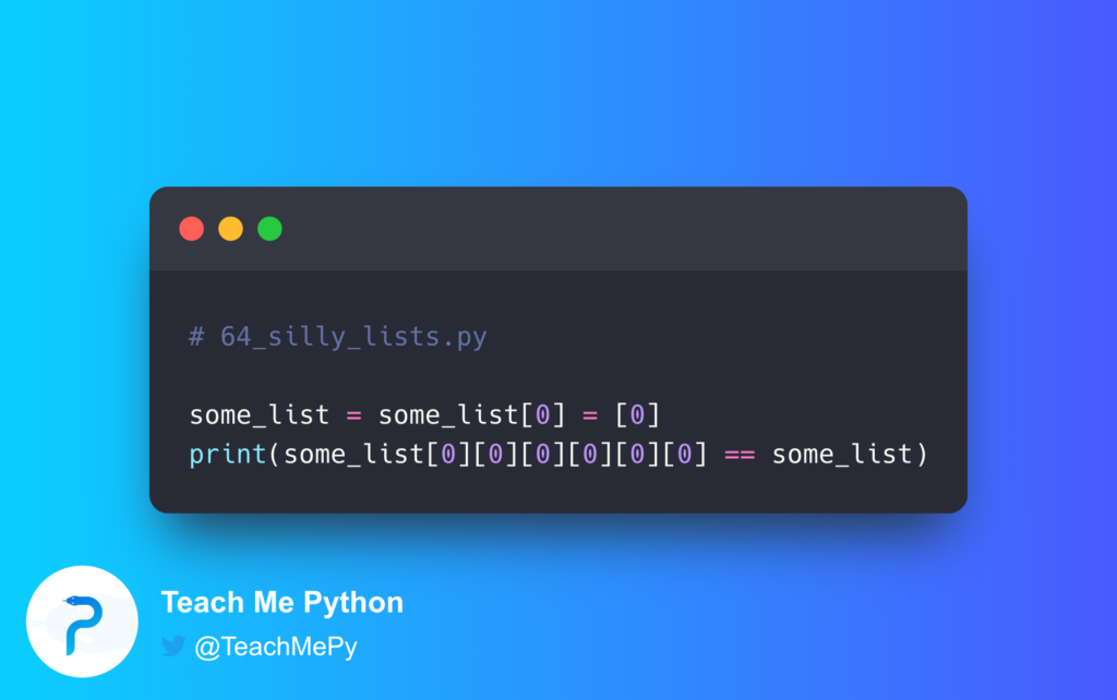 - Teach Me Python
