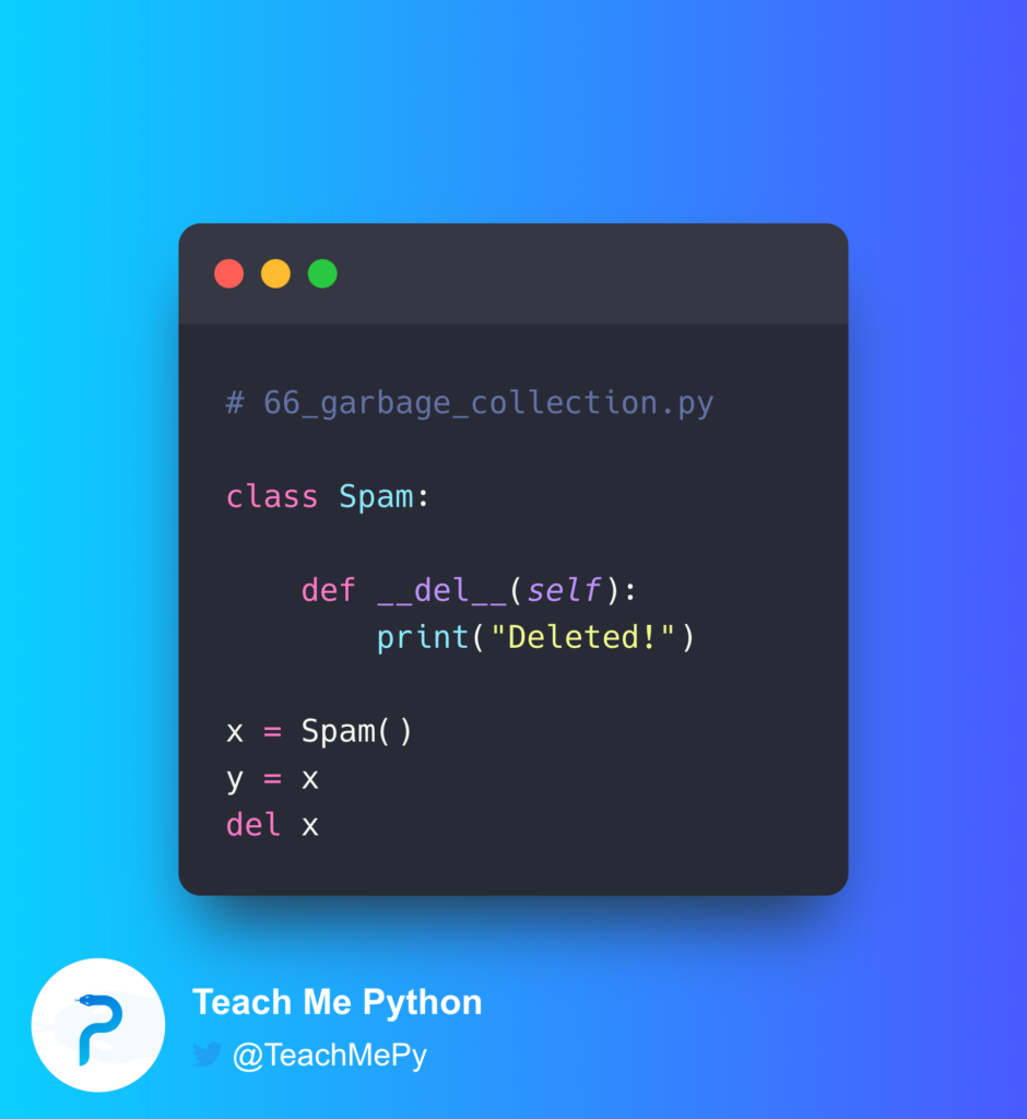 - Teach Me Python