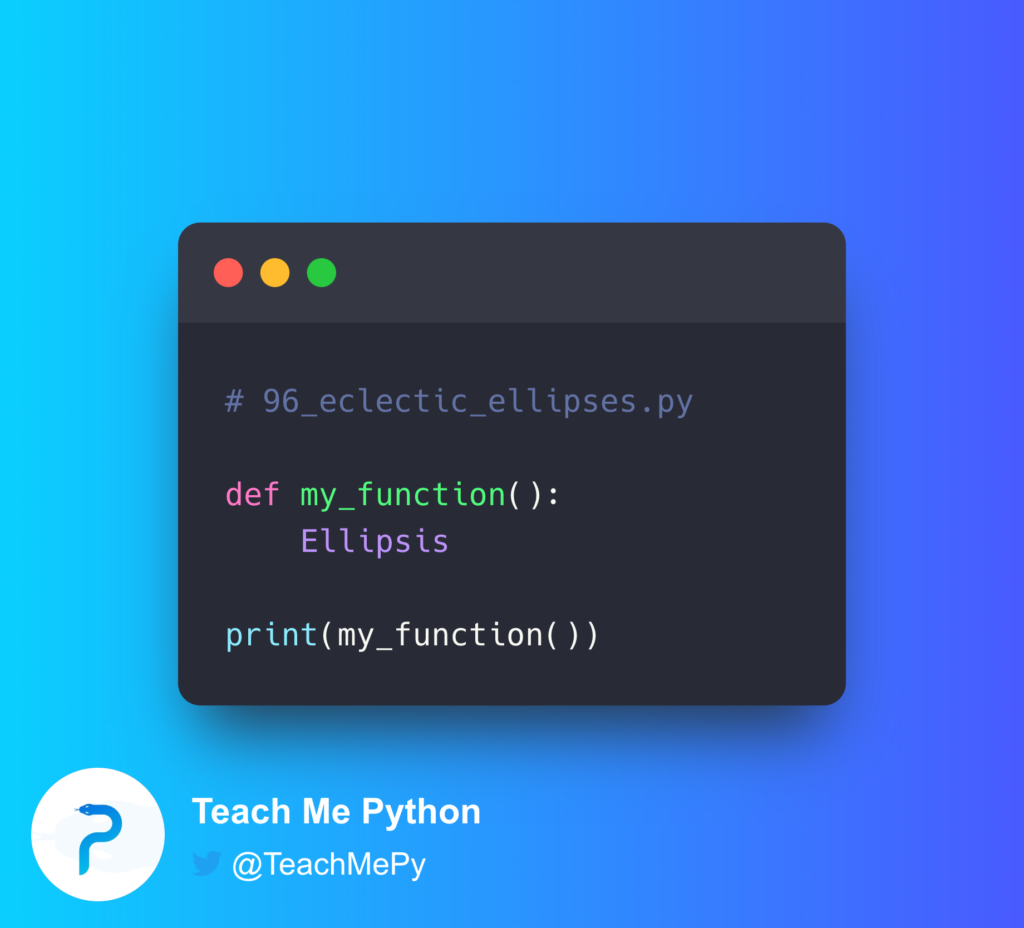 - Teach Me Python